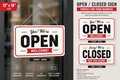 12" × 18" Premium Open / Closed Hanging Business Sign